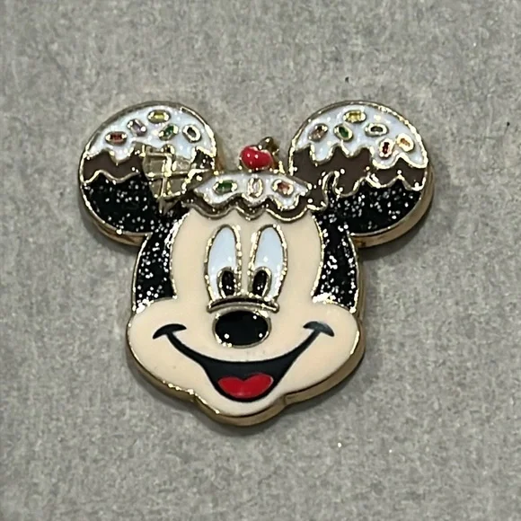 Disney x Baublebar - NEW Mickey Mouse Face Ice Cream Sundae with Gold Tone π¨ - Picture 2 of 7